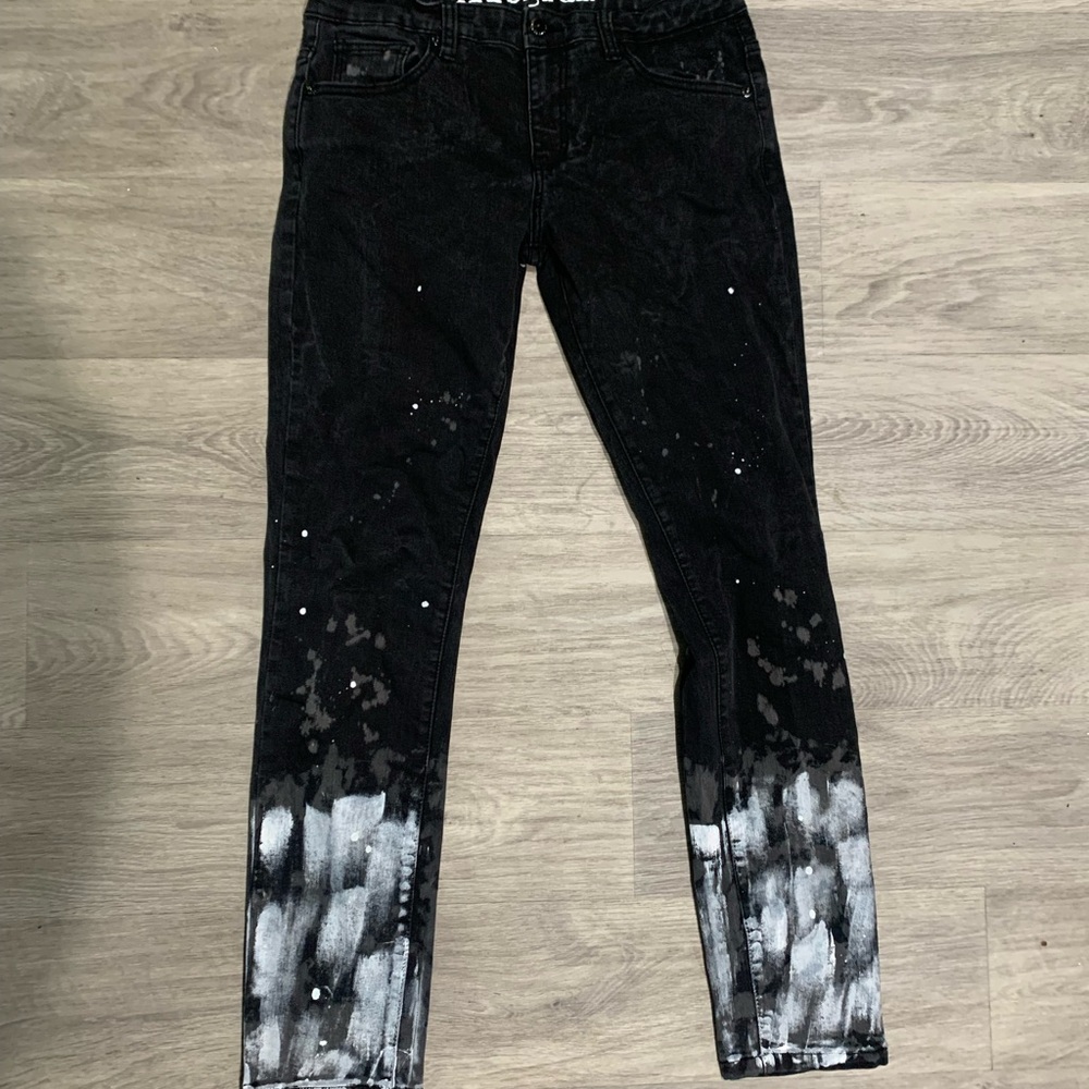 Kilograms Stylish Black and White Women's Jeans